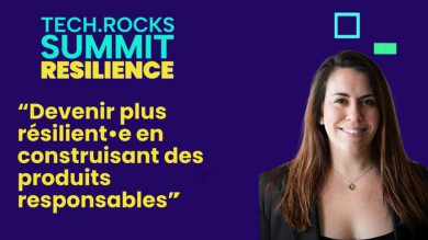 Helene Gloux at the Tech.Rocks Summit